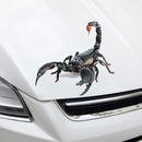 2 PCS Creative Personality Scratch Cover Car Body Sticker(Black Spider)