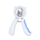 Anti-splash Pet Nail Clippers Stainless Steel Beauty Cleaning Supplies Pet Nail Supplies(Blue)