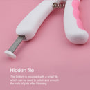 Anti-splash Pet Nail Clippers Stainless Steel Beauty Cleaning Supplies Pet Nail Supplies(Blue)