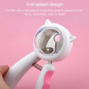 Anti-splash Pet Nail Clippers Stainless Steel Beauty Cleaning Supplies Pet Nail Supplies(Blue)