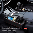 SUSISUN SNH010 Car Seat Gap Storage Box, Style:Positive Drive USB Charging(Black)