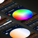 5M 300 LEDs Bluetooth Suit Smart Music Sound Control Light Strip Waterproof 5050 RGB Colorful Atmosphere LED Light Strip With 24-Keys Remote Control(EU Plug)