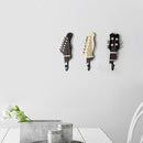 3 PCS Guitar Shape Home Decoration Hook