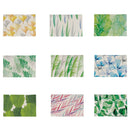 2 PCS Flax Plant Pattern Western Table Mat Coffee Table Insulation Coaster, Specification: Single Side(Greenery)