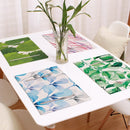 2 PCS Flax Plant Pattern Western Table Mat Coffee Table Insulation Coaster, Specification: Single Side(Mulberry Leaves)