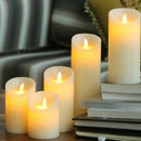 LED Electronic Candle Light Birthday Wedding Home Decoration Props Candle Holder, Rechargeable, Size: 7.5 x 20CM