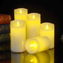 LED Electronic Candle Light Birthday Wedding Home Decoration Props Candle Holder, Rechargeable, Size: 7.5 x 20CM