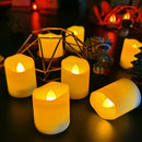 LED Electronic Candle Light Birthday Wedding Home Decoration Props Candle Holder, Rechargeable, Size: 7.5 x 20CM