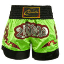 ZhuoAo Muay Thai/Boxing/Sanshou/Fighting Shorts for Men and Women, Size:XS(Pretty Green)