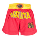ZhuoAo Muay Thai/Boxing/Sanshou/Fighting Shorts for Men and Women, Size:M(Quick Dry Sanda Red)