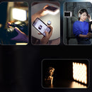 Ulanzi VIJIM VL120 Portable Dual Color Temperature Fill Light with Silicone Soft Light Shade 6 Color Paper Multi-scene Atmosphere Lighting