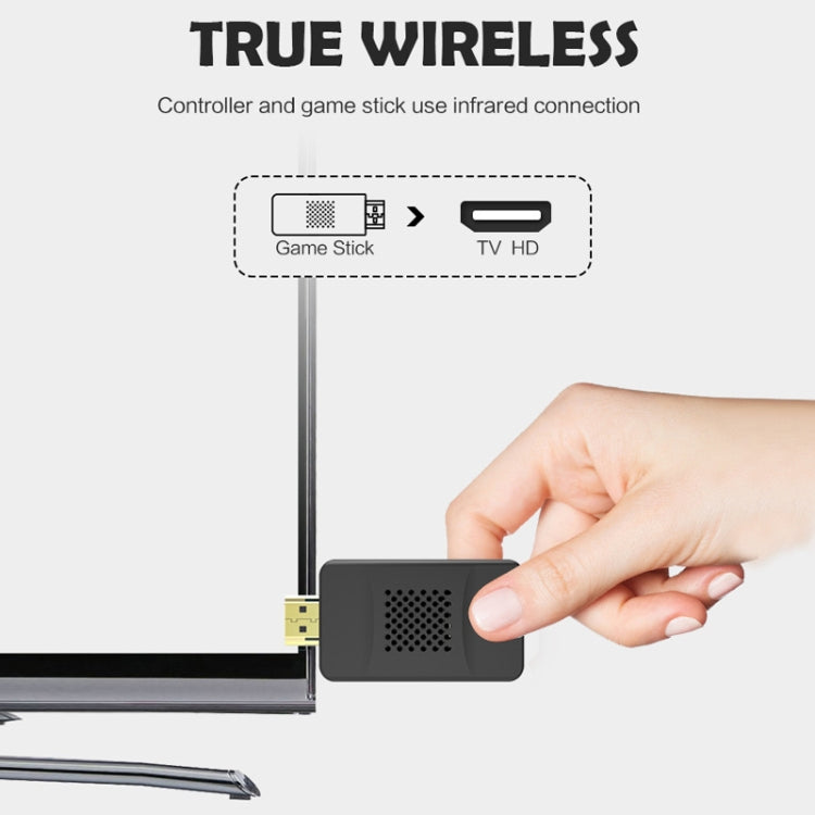 Wireless Doubles HDMI TV Mini Game Console, Model:Y2 Plus V3.0 (1800 Games)