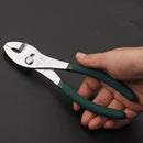 TUOSEN Double Dip Plastic 8 Inch Carp Pliers Pipe Pliers Multifunctional Repair Pliers