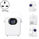 WiFi Wireless Portable HD 4K Smart Projector, Specification:English(UK Plug)