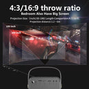 WiFi Wireless Portable HD 4K Smart Projector, Specification:English(US Plug)