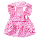 Dog Spring and Summer Thin Lace Princess Dress Small Pet Clothing, Size:XL(Pink)