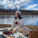 Wood Environmental Protection Tableware Portable Lunch Box Bento Box, Style:Double Layer(Wood Color)