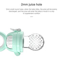 MISUTA Baby Fruit and Vegetable Bite Music Silicone Tooth Gel Rotating Push Nipple(Chenhe Green)