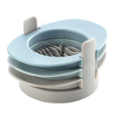 3 in 1 Multifunctional Egg Cutter Half-cut Egg Tool(Blue)