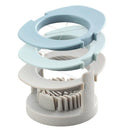3 in 1 Multifunctional Egg Cutter Half-cut Egg Tool(Blue)