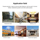 Access Control Controller Board Waterproof Card Reader, Style:IC Swipe Card Reader