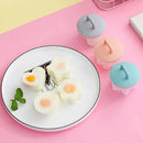 4 in 1 Home Creative Kitchen Steaming Egg Set with Oil Brush(Gray)