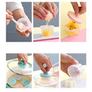 4 in 1 Home Creative Kitchen Steaming Egg Set with Oil Brush(Green)