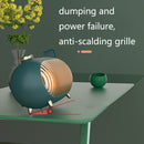 N301 Mini Heater Office Desk Silent Hot Air Heater Household Bedroom Heater US Plug(Emerald)