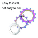 VG SPORTS Bicycle Lightweight Wear -Resistant Colorful Flywheel, Style:9 Speed 11-32T