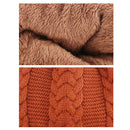 3 In 1 Female Winter Two-color Warm Woolen Cap Mask and Scarf, Size:Free Size(Pink)