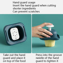 Multifunctional Vegetable Cutter Kitchen Potato Slicing Radish Shredder(Orange)