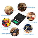 Hand Punch Coffee Scales Timing Electronic Timer Scale Kitchen Scales, Model:5kg/0.1g(Wine Red)