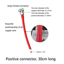 GSA-001 Car Ground Wire Battery Pile Head Extension Cord Battery Connection Line 30cm(Positive)