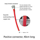 GSA-001 Car Ground Wire Battery Pile Head Extension Cord Battery Connection Line 40cm(Positive)