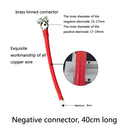 GSA-001 Car Ground Wire Battery Pile Head Extension Cord Battery Connection Line 40cm(Negative)