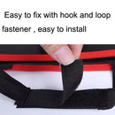 3 PCS Car Seat Hanging Storage Bag, Style:With Pocket(Red)