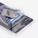 3 Sets Five-layer Stainless Steel Men Disposable Manual Razor Induction Rotary Cutter Head