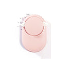 USB Charging Fan Brushless Hanging Neck Mini Sling Lazy Fan(Angel Pink)