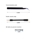 110 in 1 Watch Mobile Phone Disassembly Maintenance Tool Multi-function Chrome Vanadium Steel Screwdriver Set(Blue)