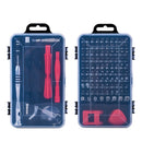 110 in 1 Watch Mobile Phone Disassembly Maintenance Tool Multi-function Chrome Vanadium Steel Screwdriver Set(Black Red)