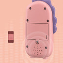 Baby Puzzle Bilingual Simulation Mobile Phone Toy Baby Child Early Education Machine(Pink)