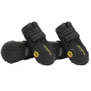 4 in 1 Autumn Winter Pet Dog Foot Cover Waterproof Shoes, Size:6.2x4.5cm(Black)