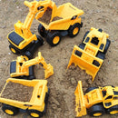 3 PSC / Set Children Simulation Drop-resistant Excavation Engineering Vehicle Toy Set, Random Style Delivery, Size:M