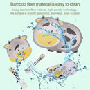 Bamboo Fiber Children Tableware Set Household Cute Cartoon Baby Food Supplement Plate Set(044 Panda)
