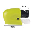 2 PCS Multi Function Electric Sharpener Fast Sharpening Stone Grinding Scissors Kitchen Knife Screwdriver Home Kitchen Tools(Green)