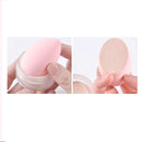2 Sets Soft and Non-powder Non-latex Beauty Egg Set Color Random Delivery(Silver Cover 5 PCS)