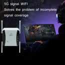 KP1200 1200Mbps Dual Band 5G WIFI Amplifier Wireless Signal Repeater, Specification:US Plug(White)