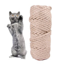 50m Pets Hemp Rope Cat Scratch Board Sword Rope Accessories Protect Cat Grip Toy Grabbing Materials(4mm)