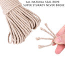 50m Pets Hemp Rope Cat Scratch Board Sword Rope Accessories Protect Cat Grip Toy Grabbing Materials(8mm)