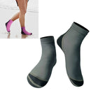 DIVE & SAIL 1.5mm Neoprene + Nylon Snorkeling Socks Diving Socks Anti-slip Anti-scratch Beach Socks, Size:S (33-35)(Men Gray)